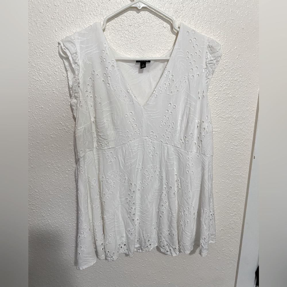 Torrid, blouse, white, size 1